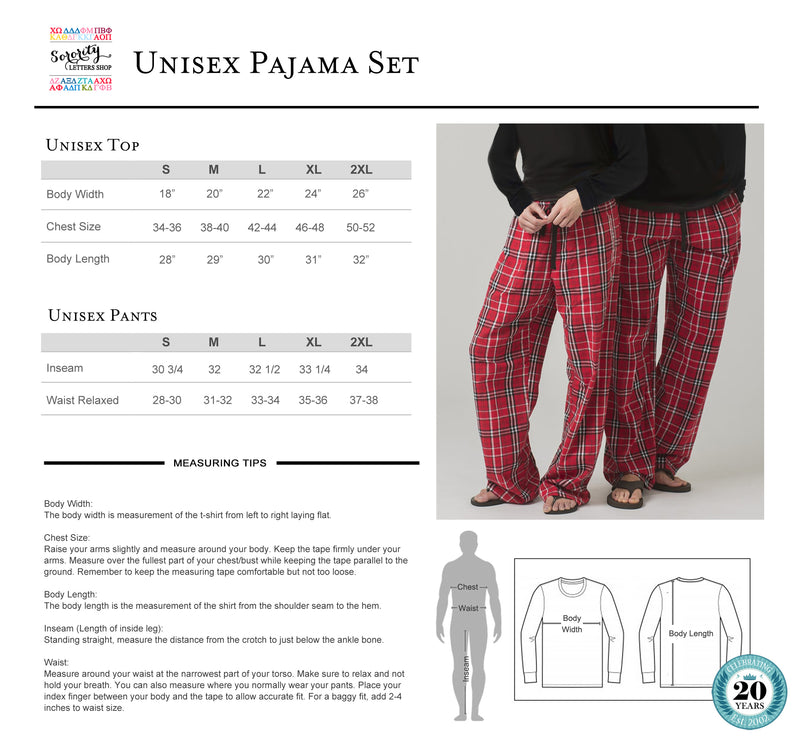 Alpha Sigma Kappa Lioness Pajama Set