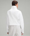 Phi Sigma Sigma MOM lululemon Scuba Oversized Funnel-Neck Half Zip - White
