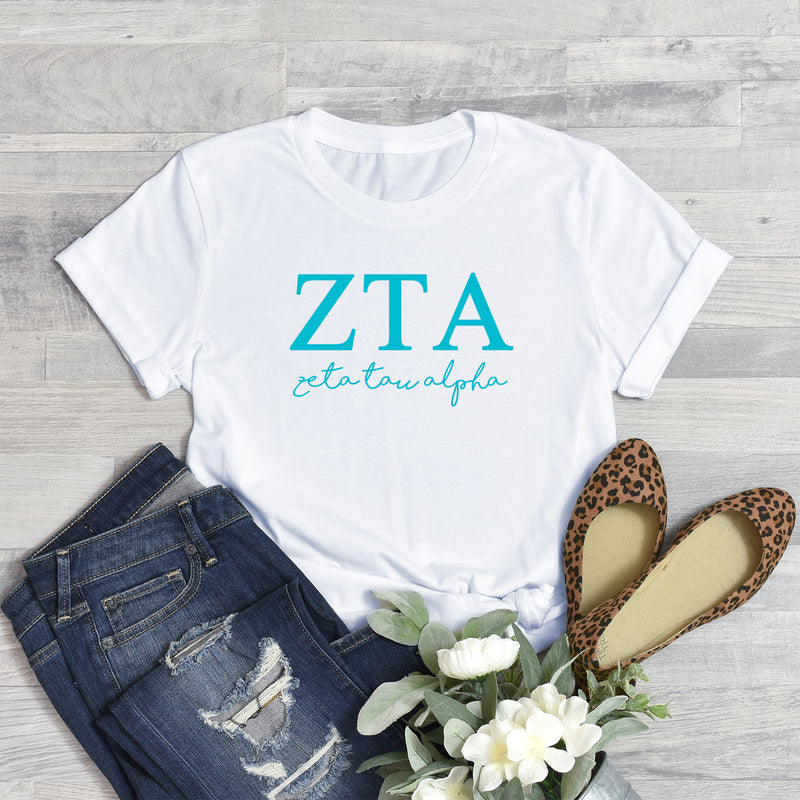 Zeta Tau Alpha Short Sleeve T-Shirt - Shoreline Tee