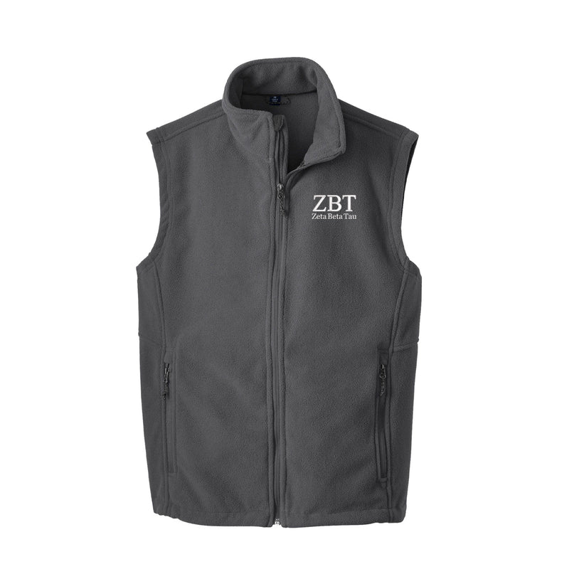 Zeta Beta Tau Fleece Vest