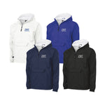 Zeta Beta Tau Flannel Lined Windbreaker - Chapter Name