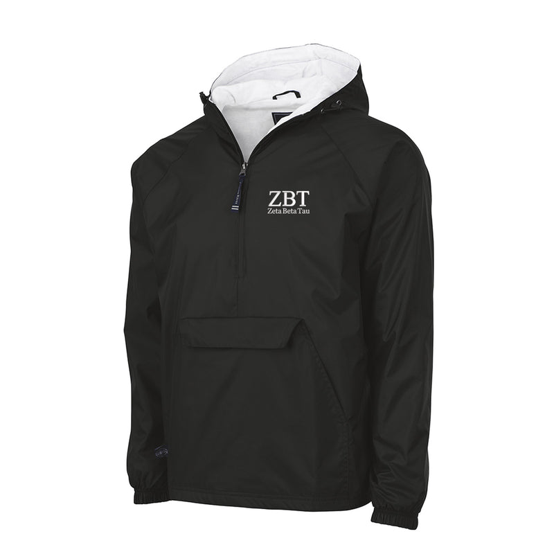 Zeta Beta Tau Flannel Lined Windbreaker