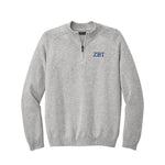 Zeta Beta Tau 1/4-Zip Monogrammed Sweater
