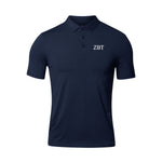 Zeta Beta Tau lululemon Evolution Short-Sleeve Polo - Navy