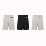 Zeta Tau Alpha Waist Bike Shorts