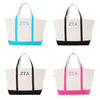 Zeta Tau Alpha Large Canvas Tote Bag