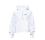 Zeta Tau Alpha lululemon Scuba Oversized Half-Zip Hoodie - White