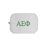 Alpha Epsilon Phi Waffle Weave Cosmetic Bag