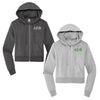 Alpha Epsilon Phi Cropped Zip Up Hoodie