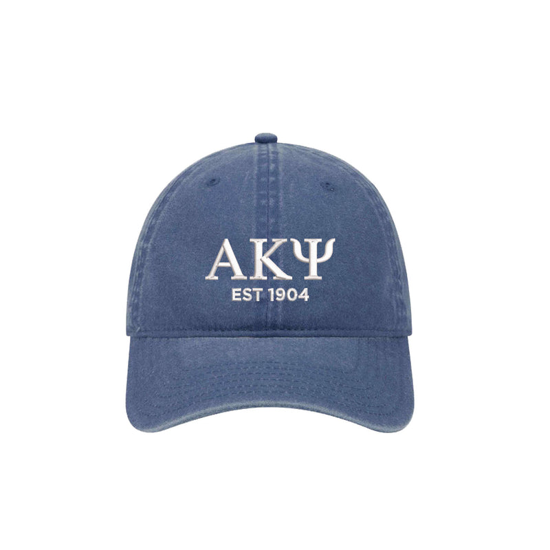 Alpha Kappa Psi Est 1904 Relaxed Fit Hat