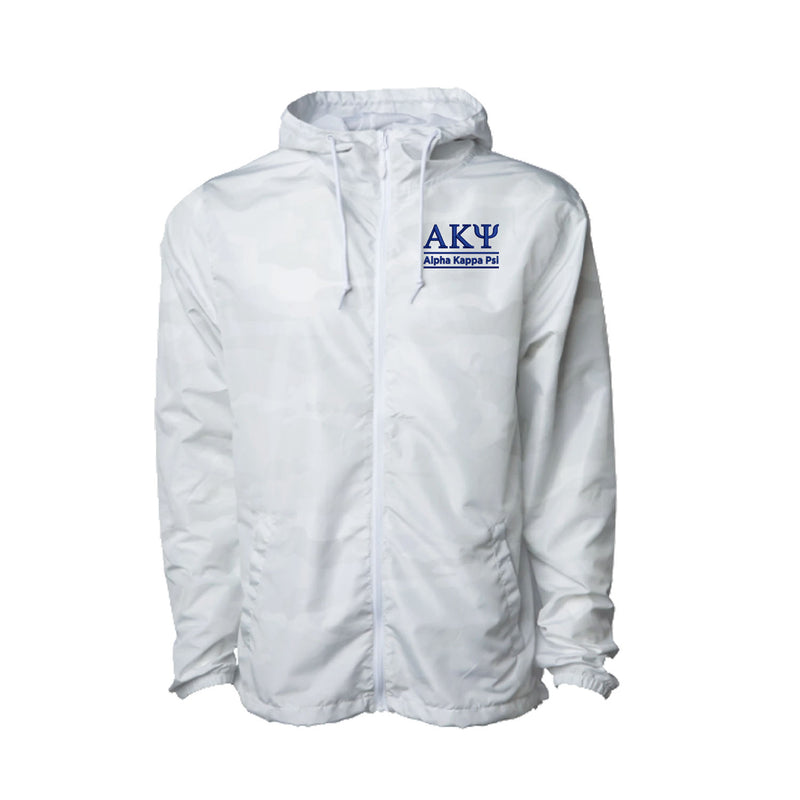 Alpha Kappa Psi Windbreaker Jacket 2 Line Design