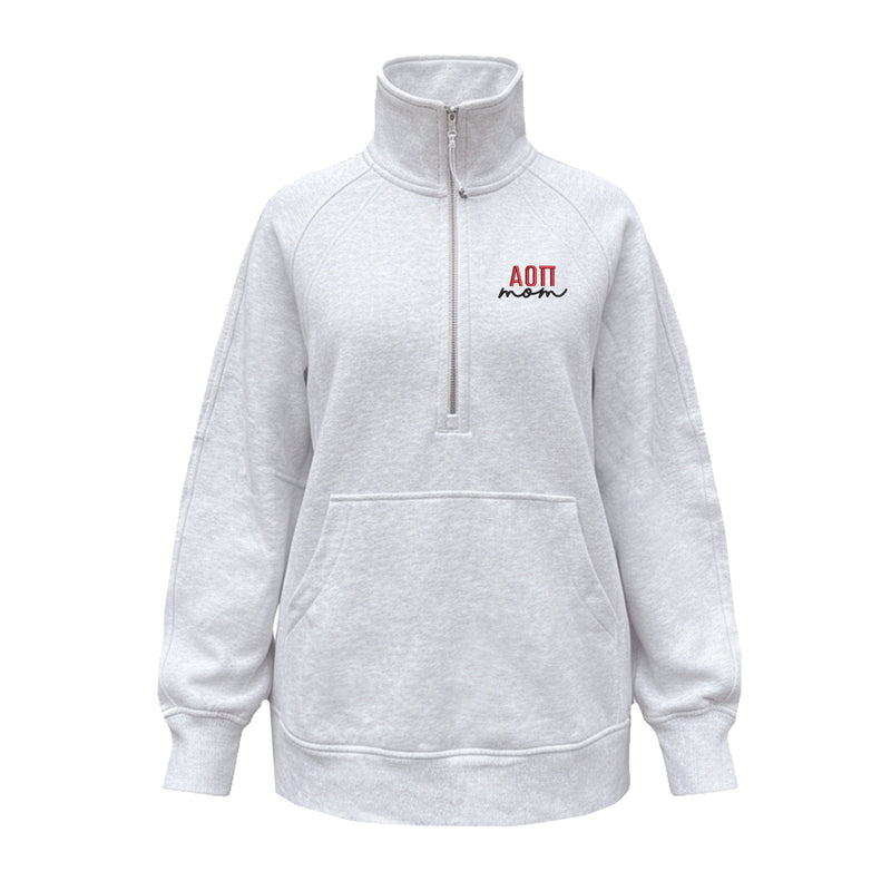 Alpha Omicron Pi MOM lululemon Scuba Oversized Funnel-Neck Half Zip Long