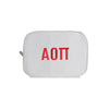Alpha Omicron Pi Waffle Weave Cosmetic Bag