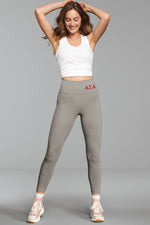 Alpha Sigma Alpha High Waist Leggings