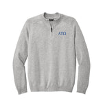 Alpha Tau Omega 1/4-Zip Monogrammed Sweater