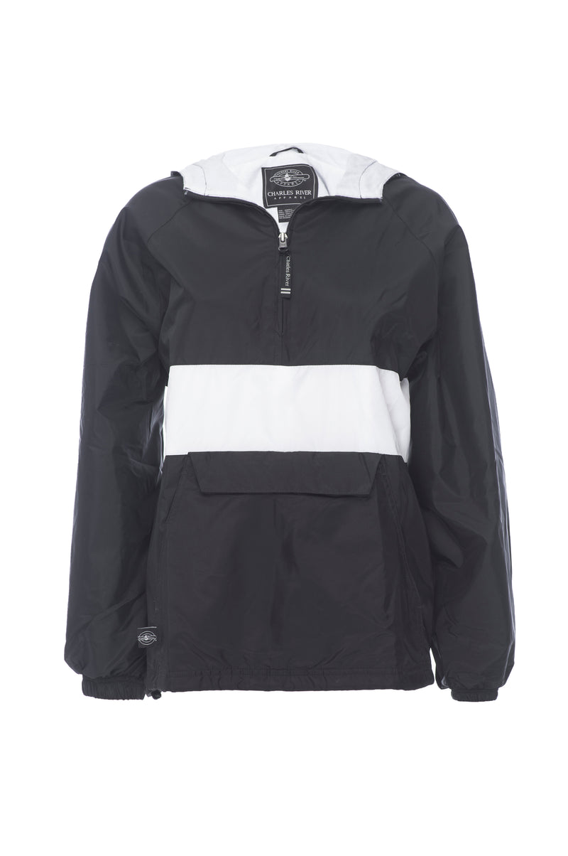 Alpha Omicron Pi Classic Striped Windbreaker - Lined