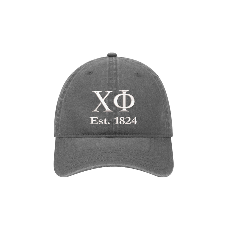 Chi Phi EST 1824 Beach Washed Hat