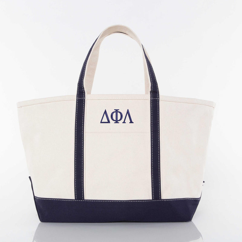 Delta Phi Lambda Large Canvas Tote Bag