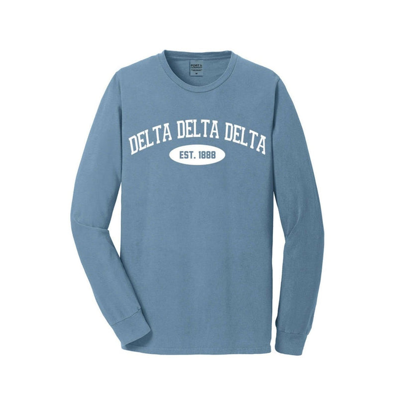 Delta Delta Delta Long Sleeve Vintage T-Shirt