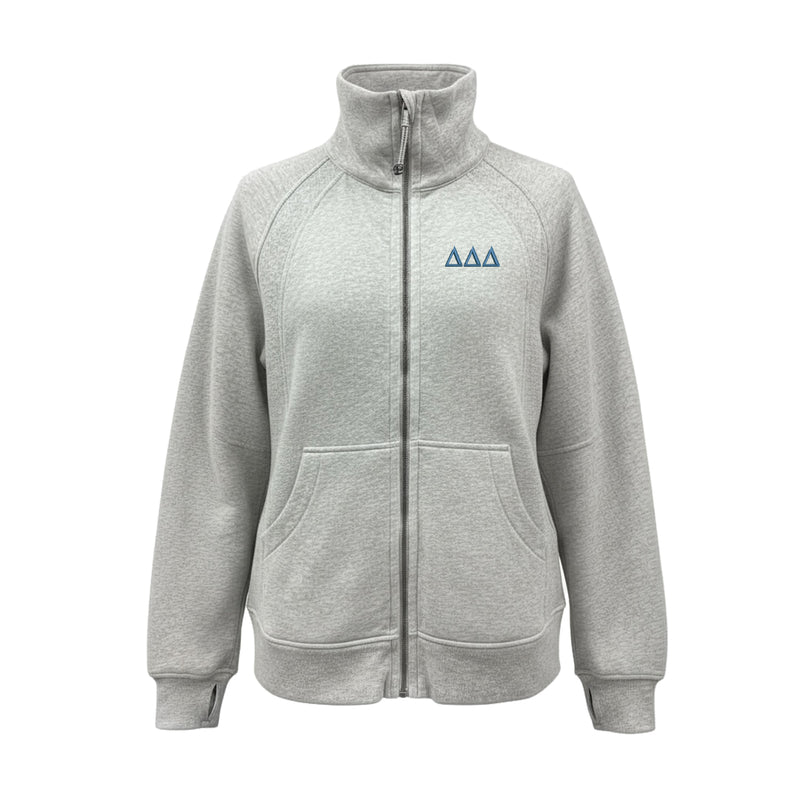 Delta Delta Delta lululemon Scuba Oversized Long Funnel - FULL Zip