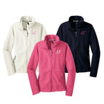 Delta Gamma Fleece Zip Cadet Jacket