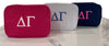Delta Gamma Waffle Weave Cosmetic Bag