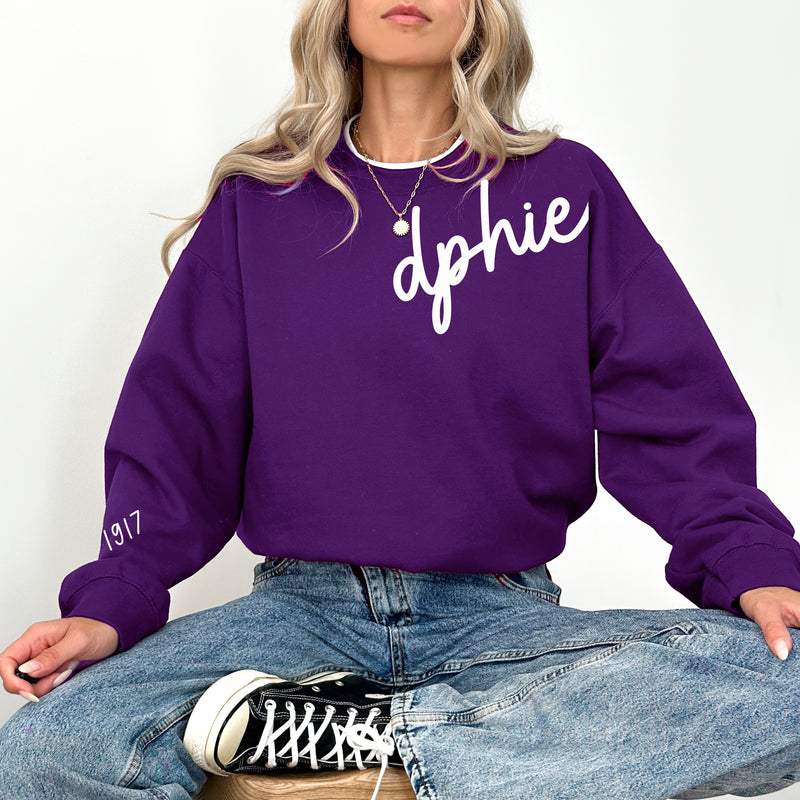 Delta Phi Epsilon 1917 Avenue Crewneck