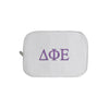 Delta Phi Epsilon Waffle Weave Cosmetic Bag