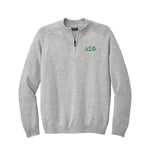 Delta Sigma Phi 1/4-Zip Monogrammed Sweater