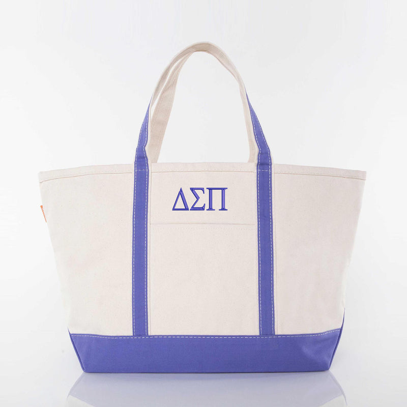 Delta Sigma Pi Large Canvas Tote Bag