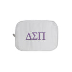 Delta Sigma Pi Waffle Weave Cosmetic Bag