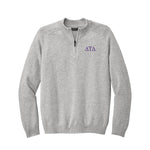Delta Tau Delta 1/4-Zip Monogrammed Sweater