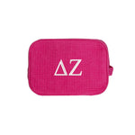 Delta Zeta Waffle Weave Cosmetic Bag