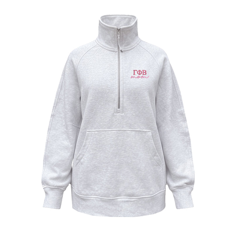 Gamma Phi Beta MOM lululemon Scuba Oversized Funnel-Neck Half Zip Long