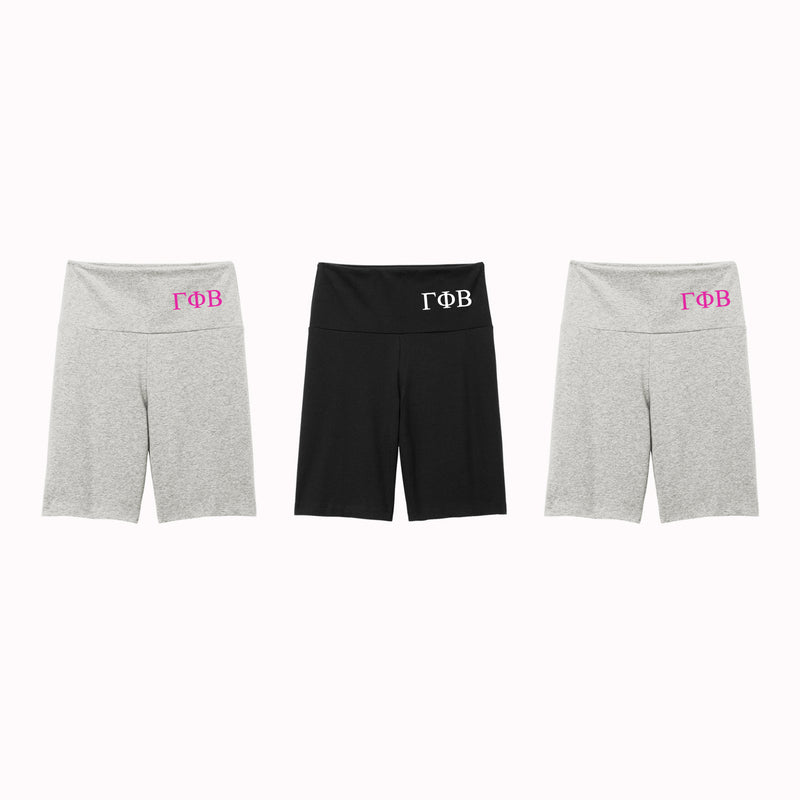 Gamma Phi Beta High Waist Bike Shorts