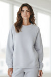 Alpha Delta Pi lululemon Scuba Oversized Long Crewneck - Letters
