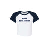 Kappa Beta Gamma Short Sleeve Crop Raglan