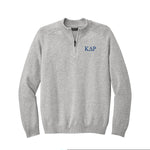 Kappa Delta Rho 1/4-Zip Monogrammed Sweater