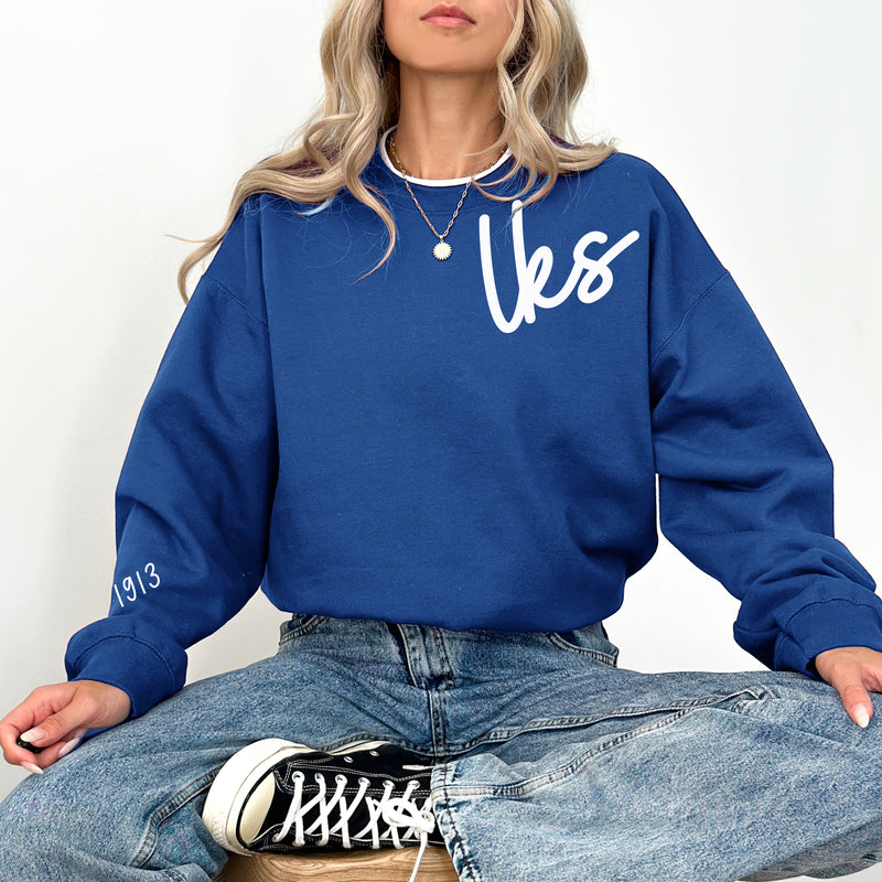 Lambda Kappa Sigma 1913 Avenue Crewneck