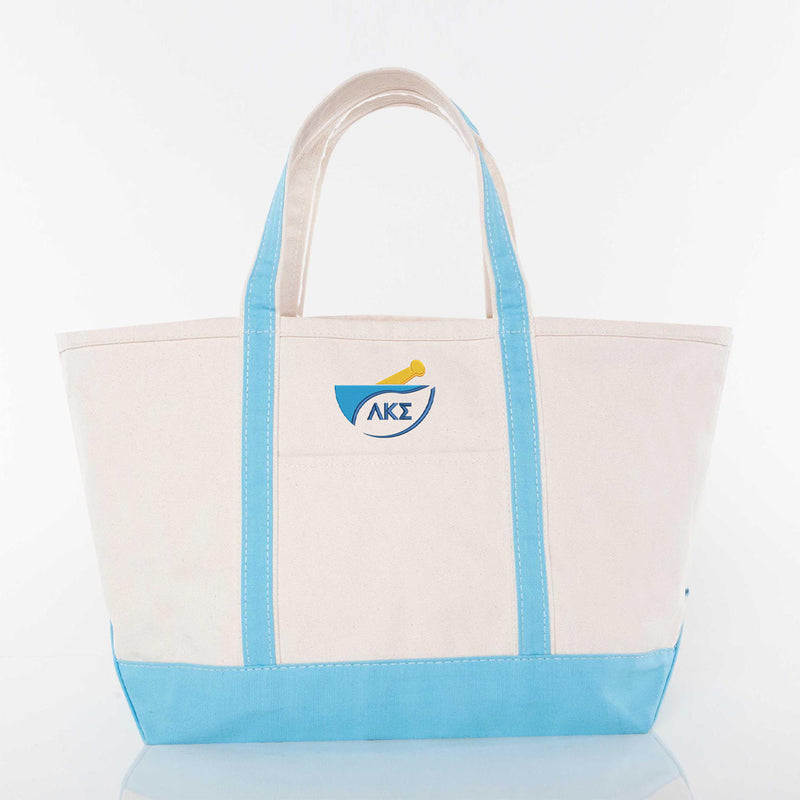 Lambda Kappa Sigma Logo Canvas Tote