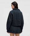 Kappa Kappa Gamma lululemon Scuba Oversized Funnel-Neck Half Zip - Navy