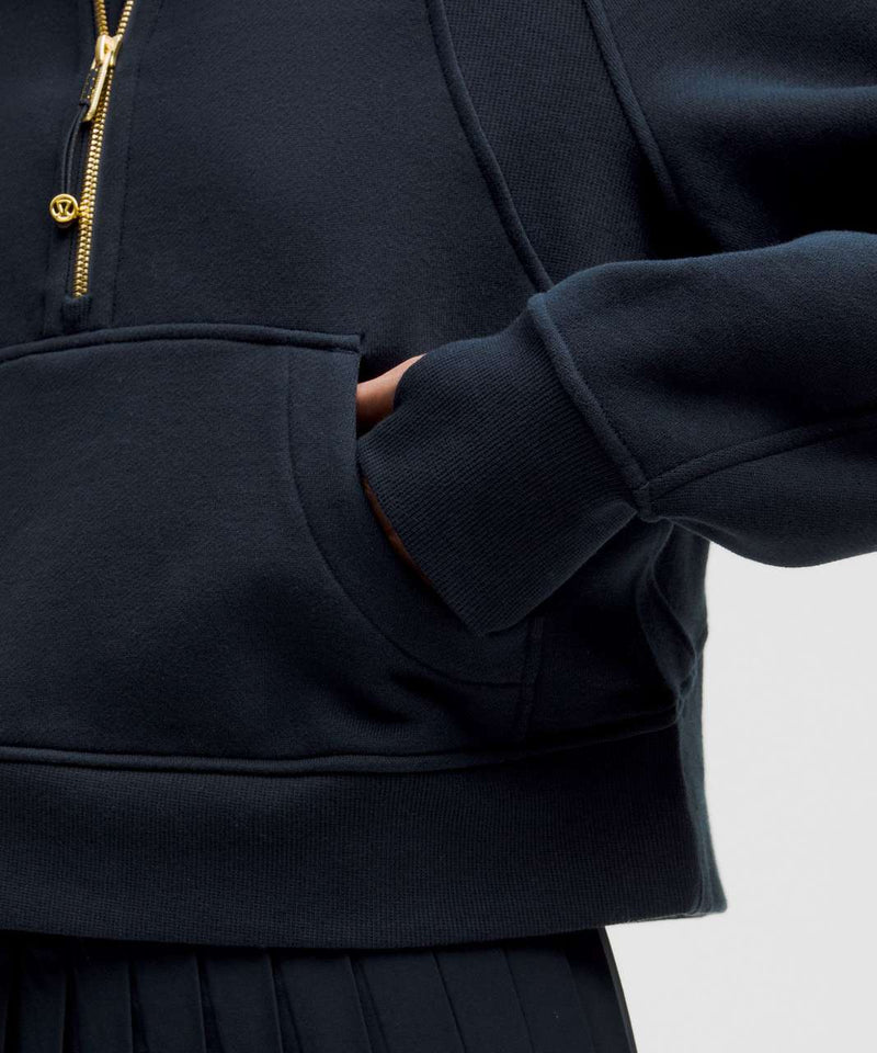 Kappa Kappa Gamma lululemon Scuba Oversized Funnel-Neck Half Zip - Navy