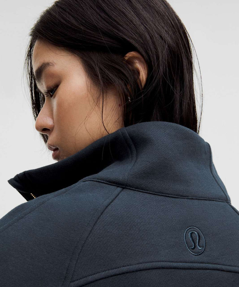 Kappa Kappa Gamma lululemon Scuba Oversized Funnel-Neck Half Zip - Navy