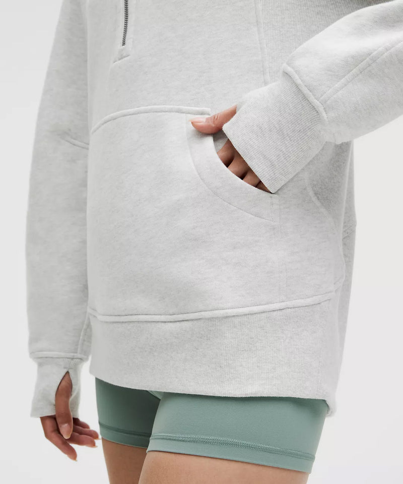 Alpha Delta Pi lululemon Scuba Oversized Funnel-Neck Half Zip Long