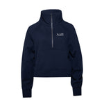 Alpha Delta Pi lululemon Scuba Oversized Funnel-Neck Half Zip - Navy