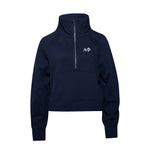 Alpha Phi lululemon Scuba Oversized Funnel-Neck Half Zip - Navy