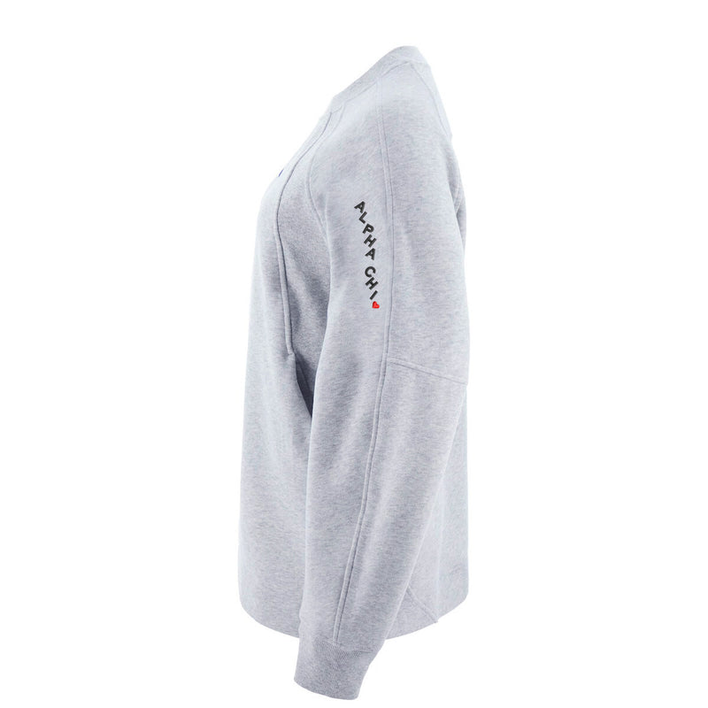 Alpha Chi Omega lululemon Scuba Oversized Long Crewneck - ALPHA CHI