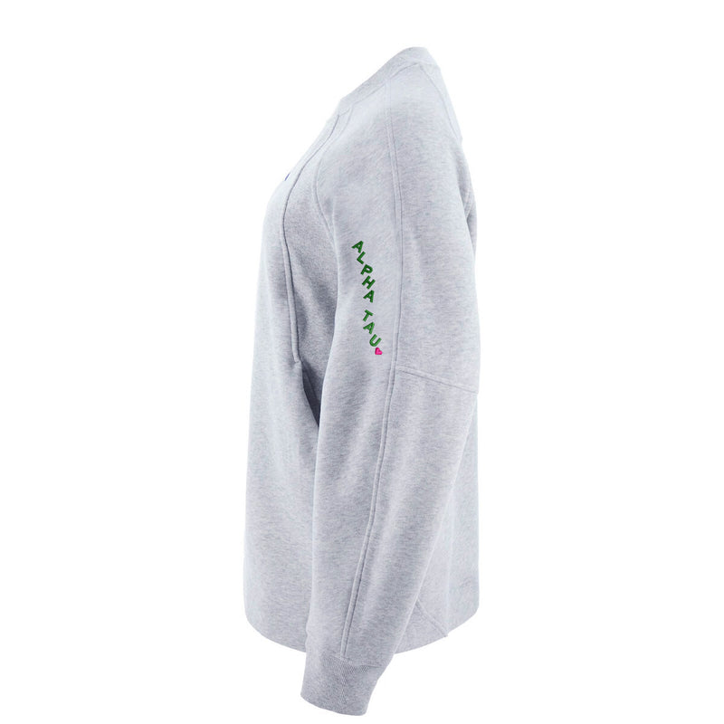 Alpha Sigma Tau lululemon Scuba Oversized Long Crewneck - ALPHA TAU