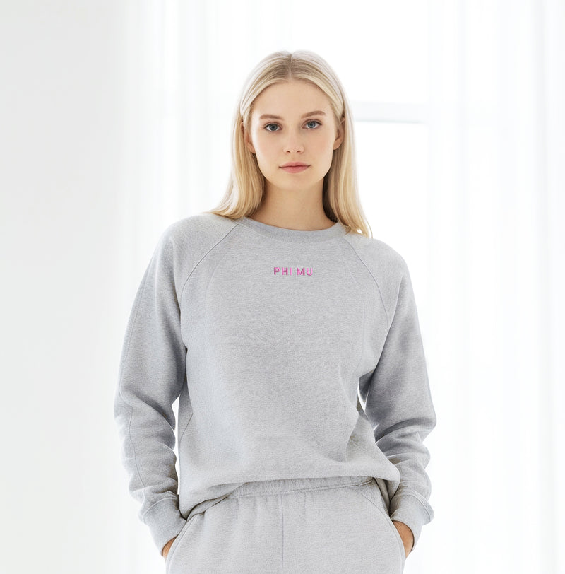 Phi Mu lululemon Scuba Oversized Long Crewneck - PHI MU