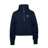 Kappa Kappa Gamma lululemon Scuba Oversized Funnel-Neck Half Zip - Navy